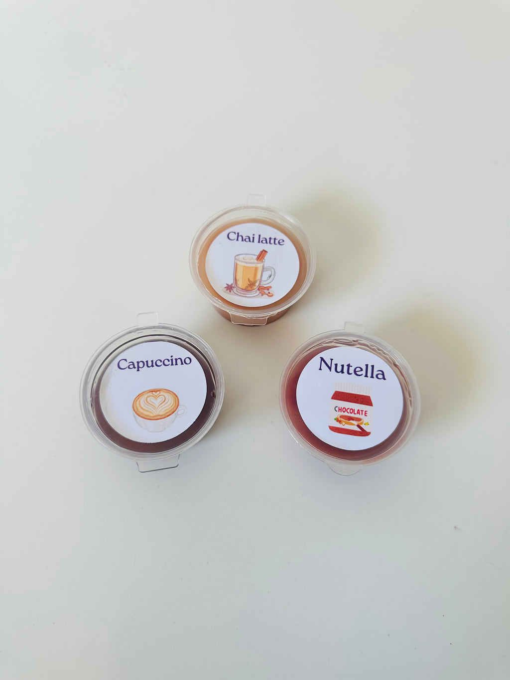Waxmelts Gelatina de quemador capuccino, nutella , chai latte