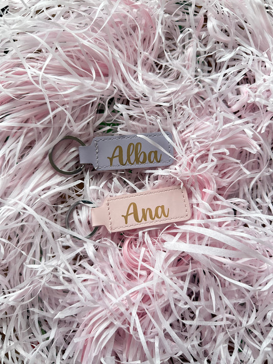 Llavero Personalizado modelo piel