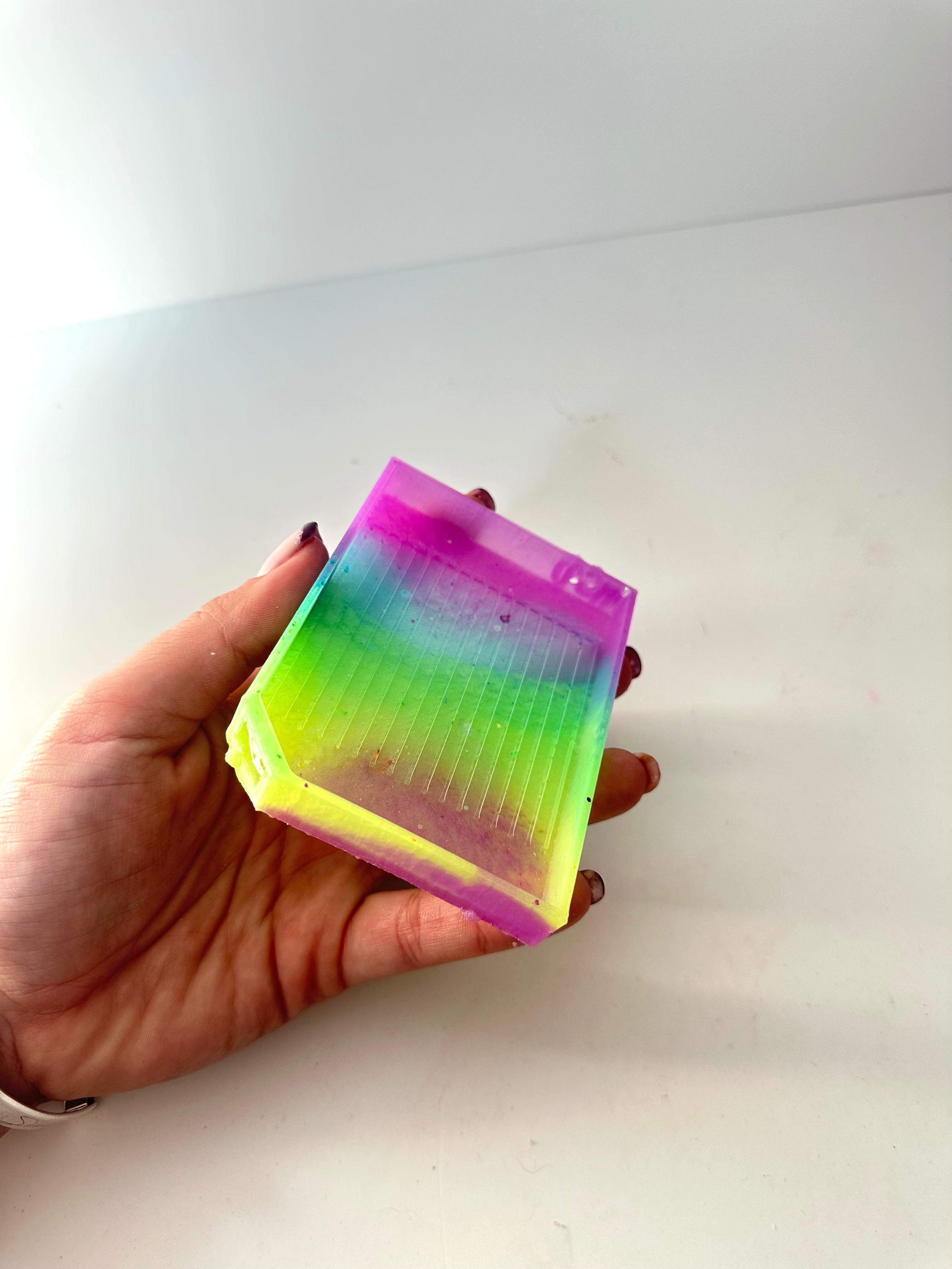 Bandeja dp resina “rectangular apertura”