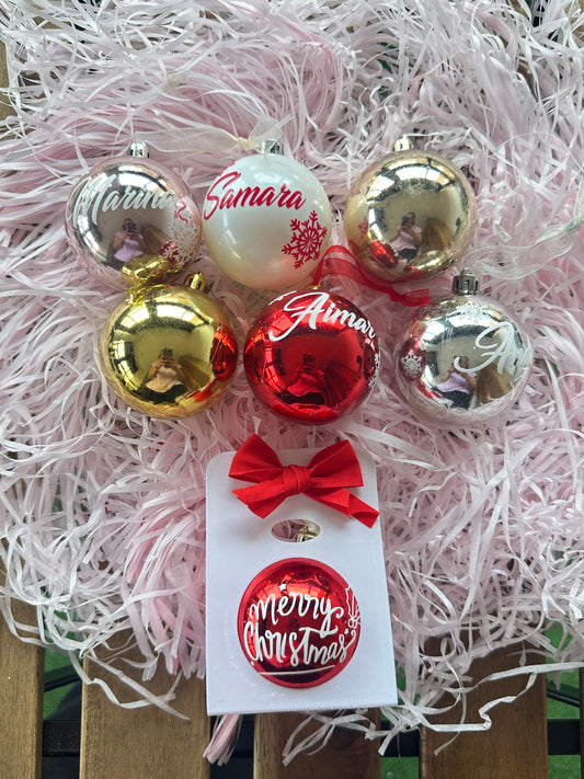 Bola de Navidad personalizable