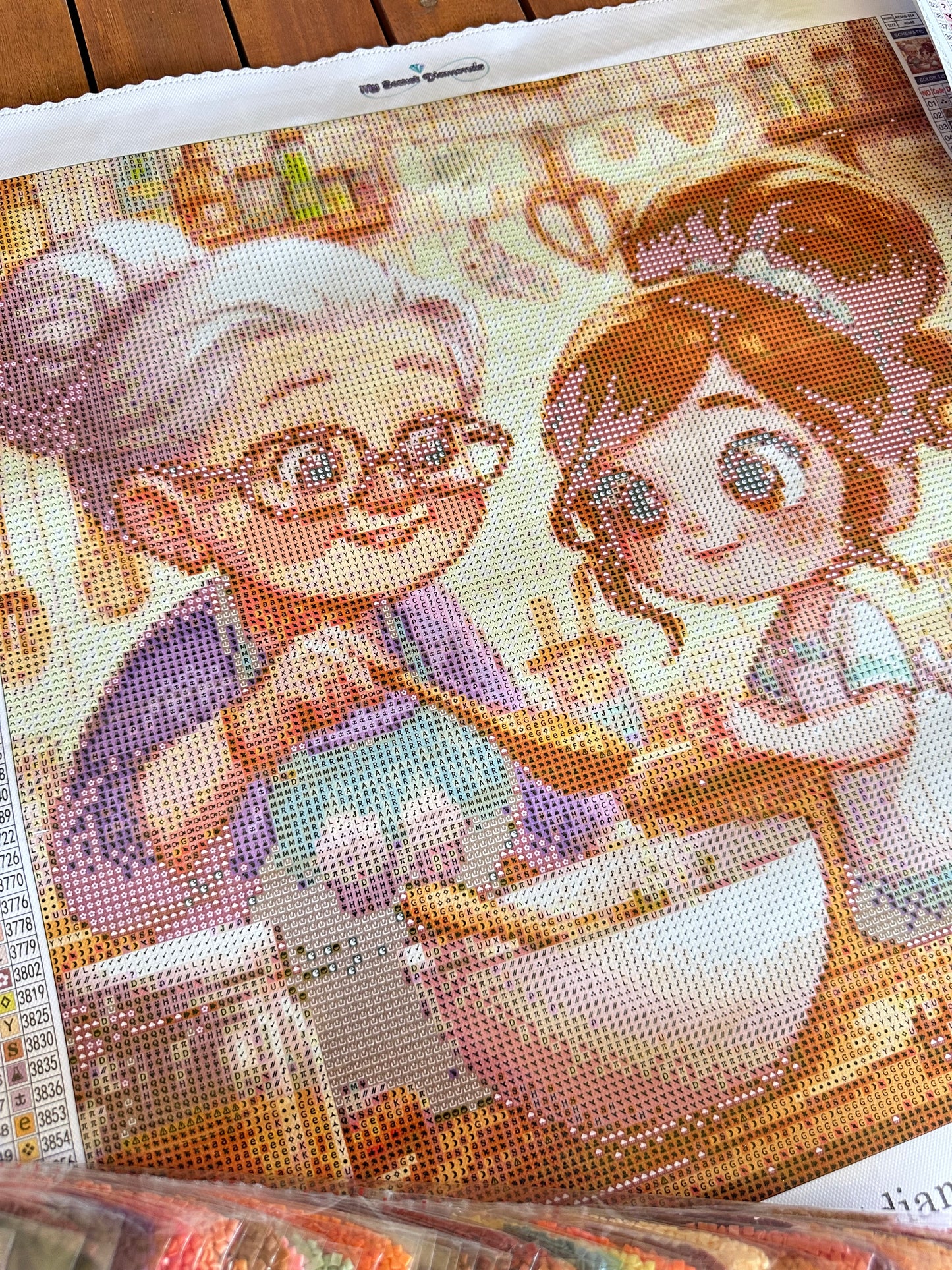 Lienzo  "Cocina con la yaya ”