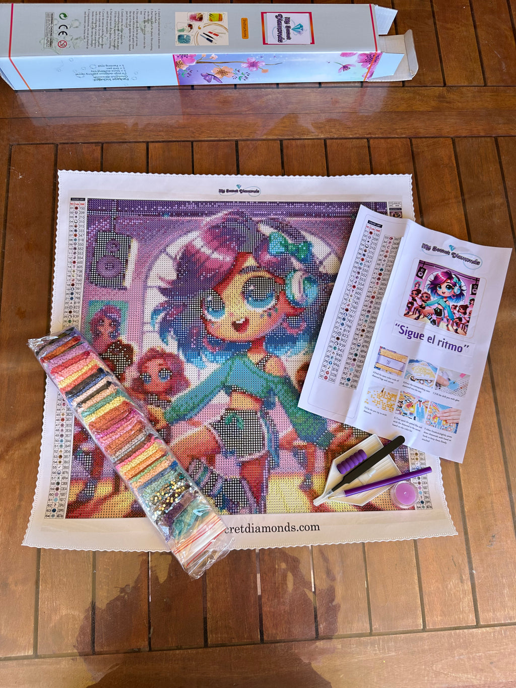 Lienzo  "Sigue el ritmo”