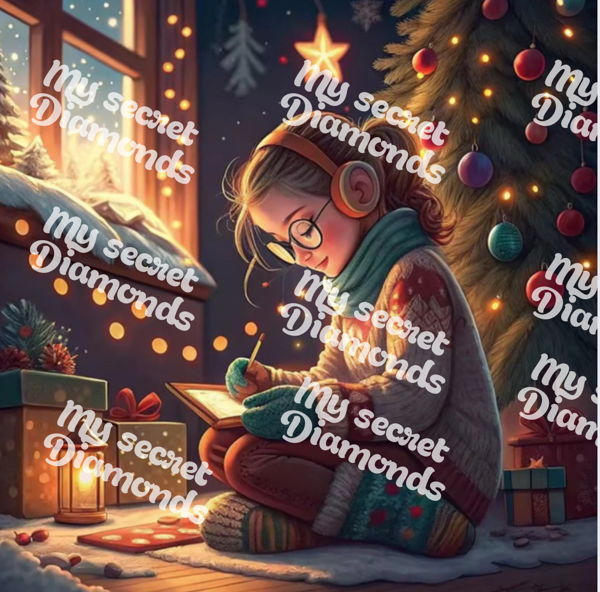 Lienzo  "deseo de navidad ”