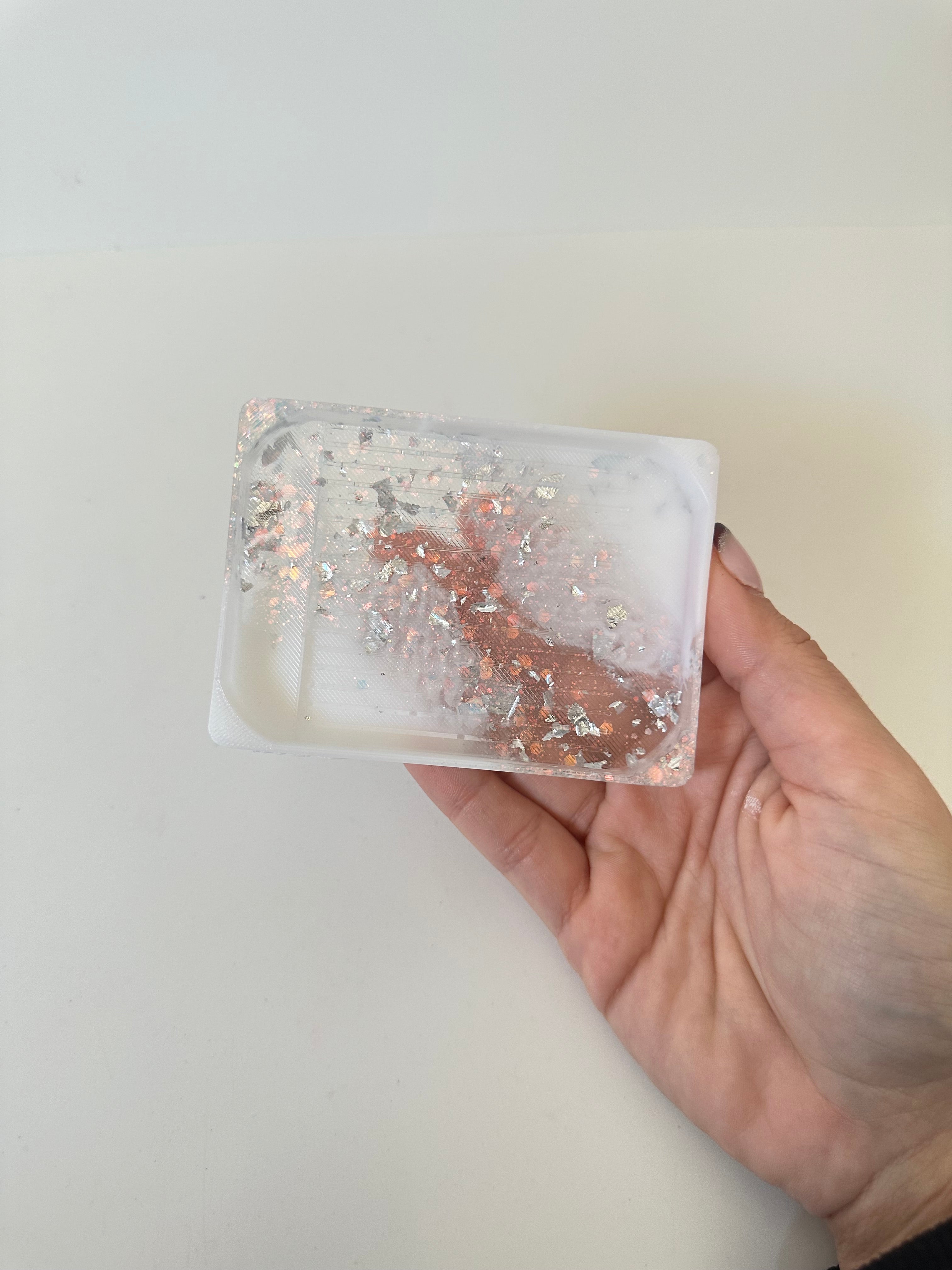 Bandeja dp resina “rectangular ova”