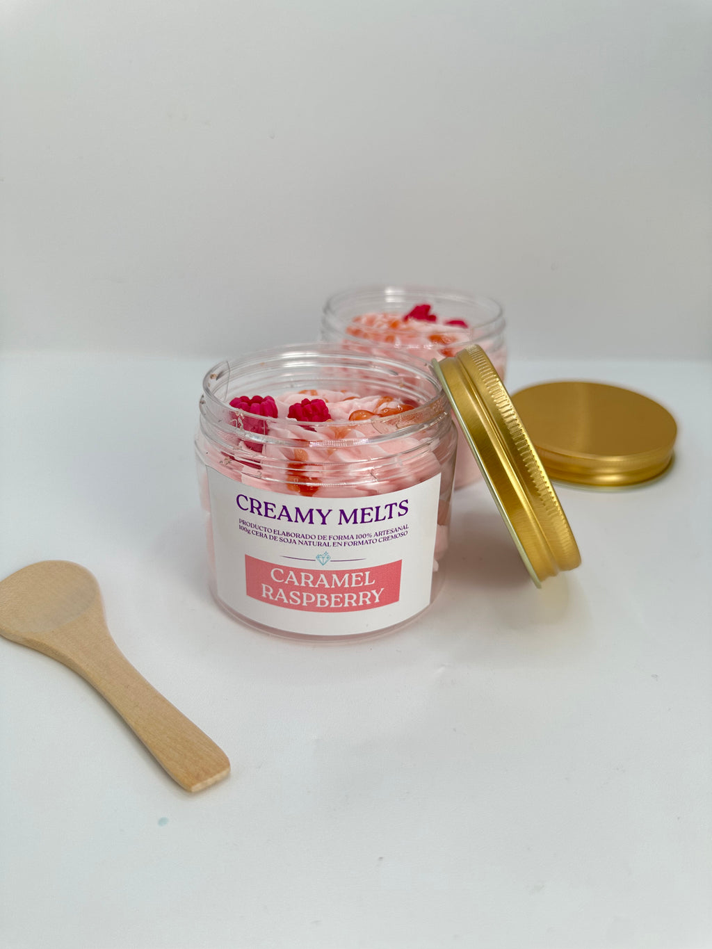“Creamy melts“  wax melts en crema  Caramel Raspberry