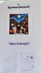 Lienzo  "Aldea embrujada”