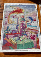 PREVENTA Lienzo  "Soñando despierta ”