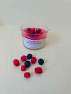 Vela " pastel de frutos rojos  "
