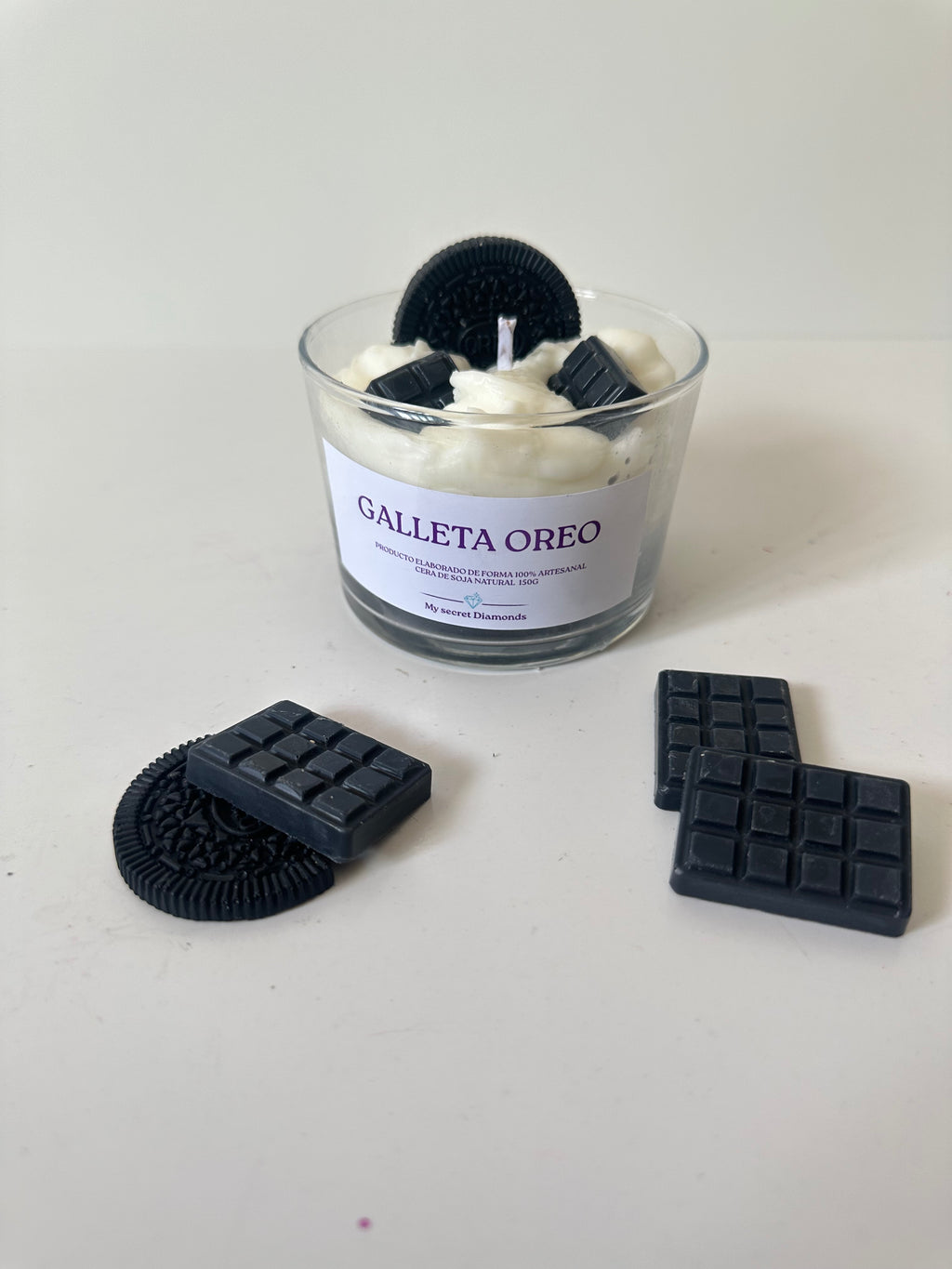 Vela " Galleta oreo   "