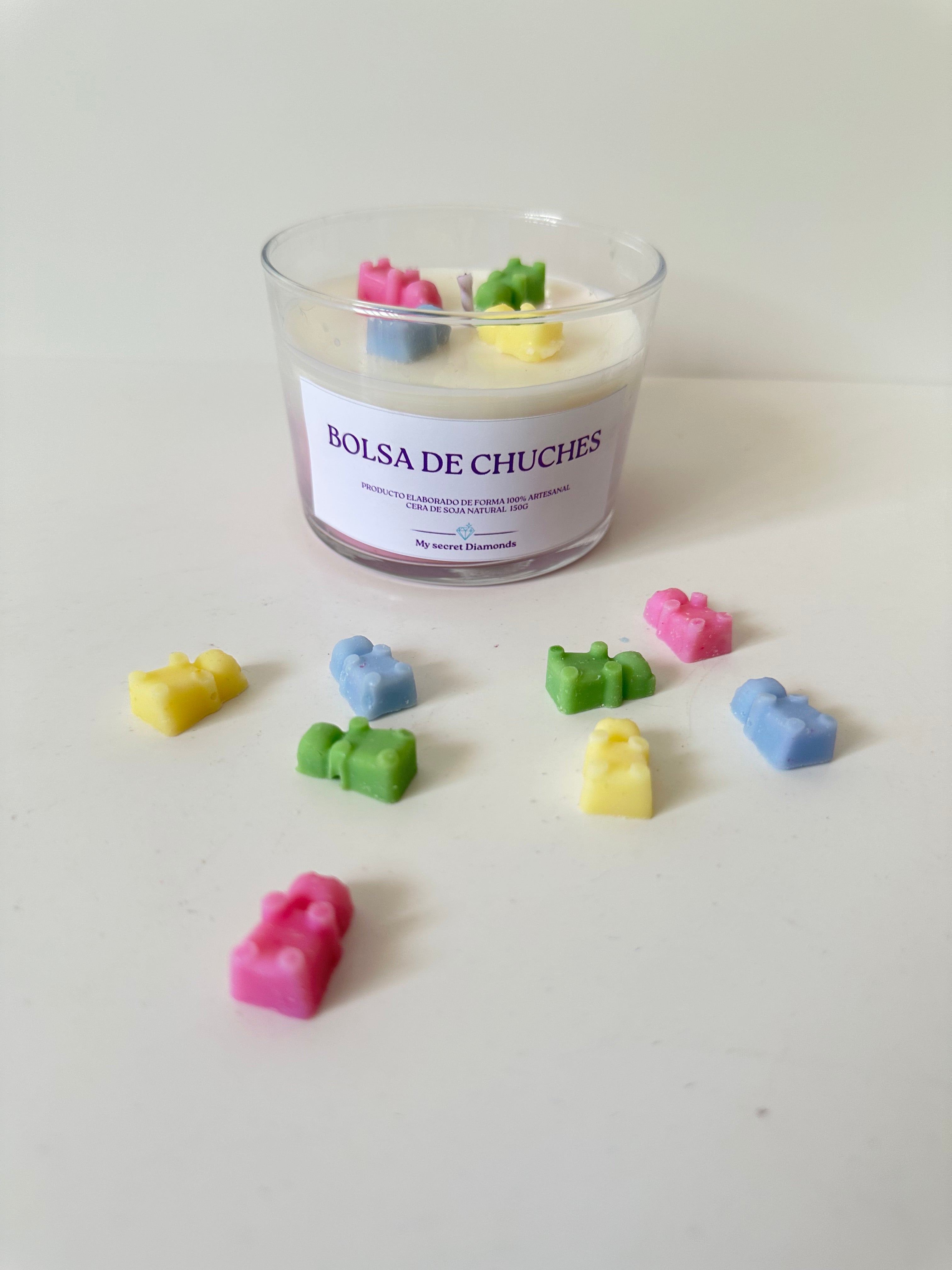 Vela "bolsa de chuches "