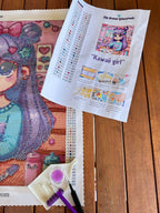 Lienzo  "kawaii girl”