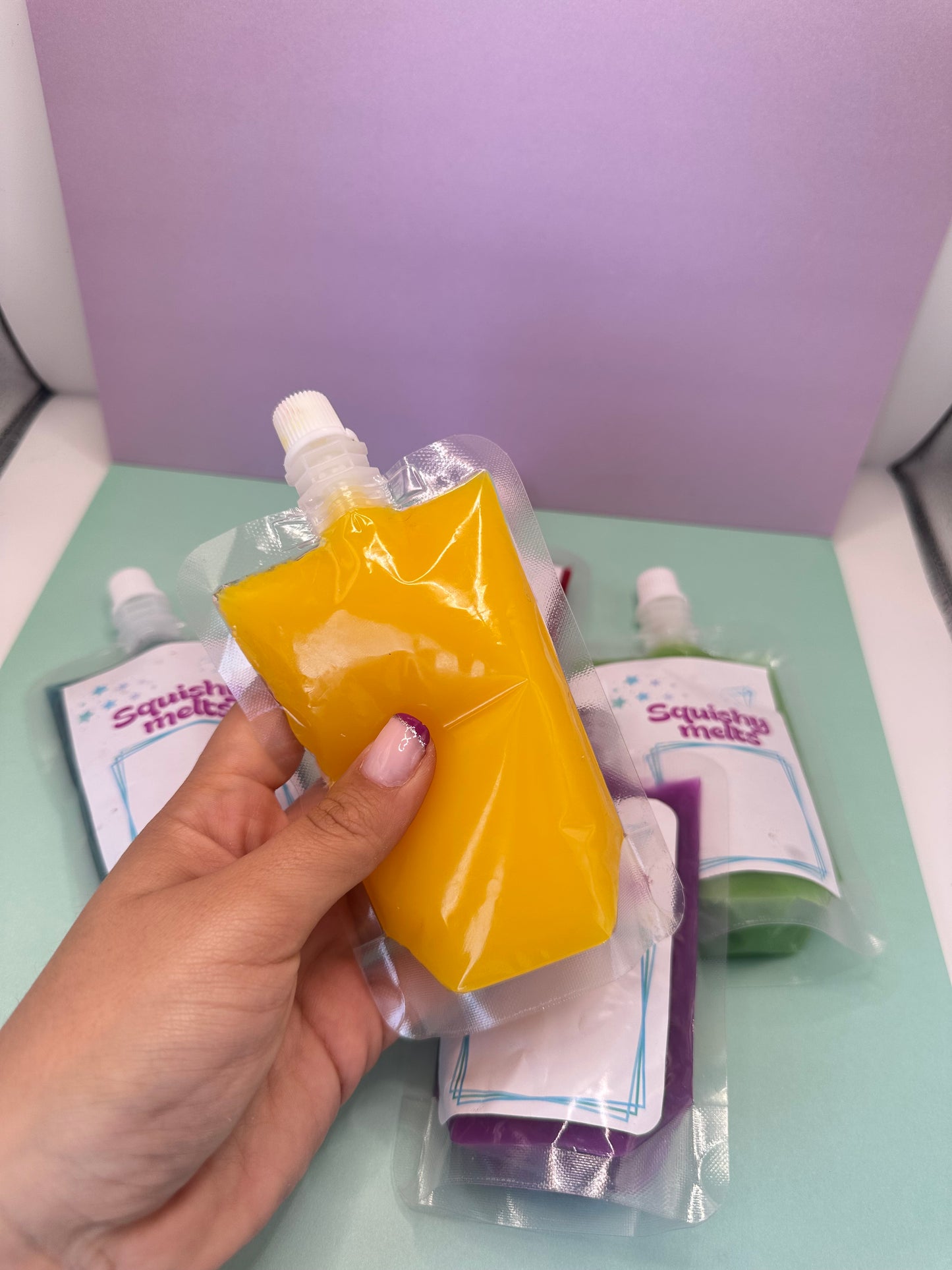 Squishy melts Gelatina de quemador