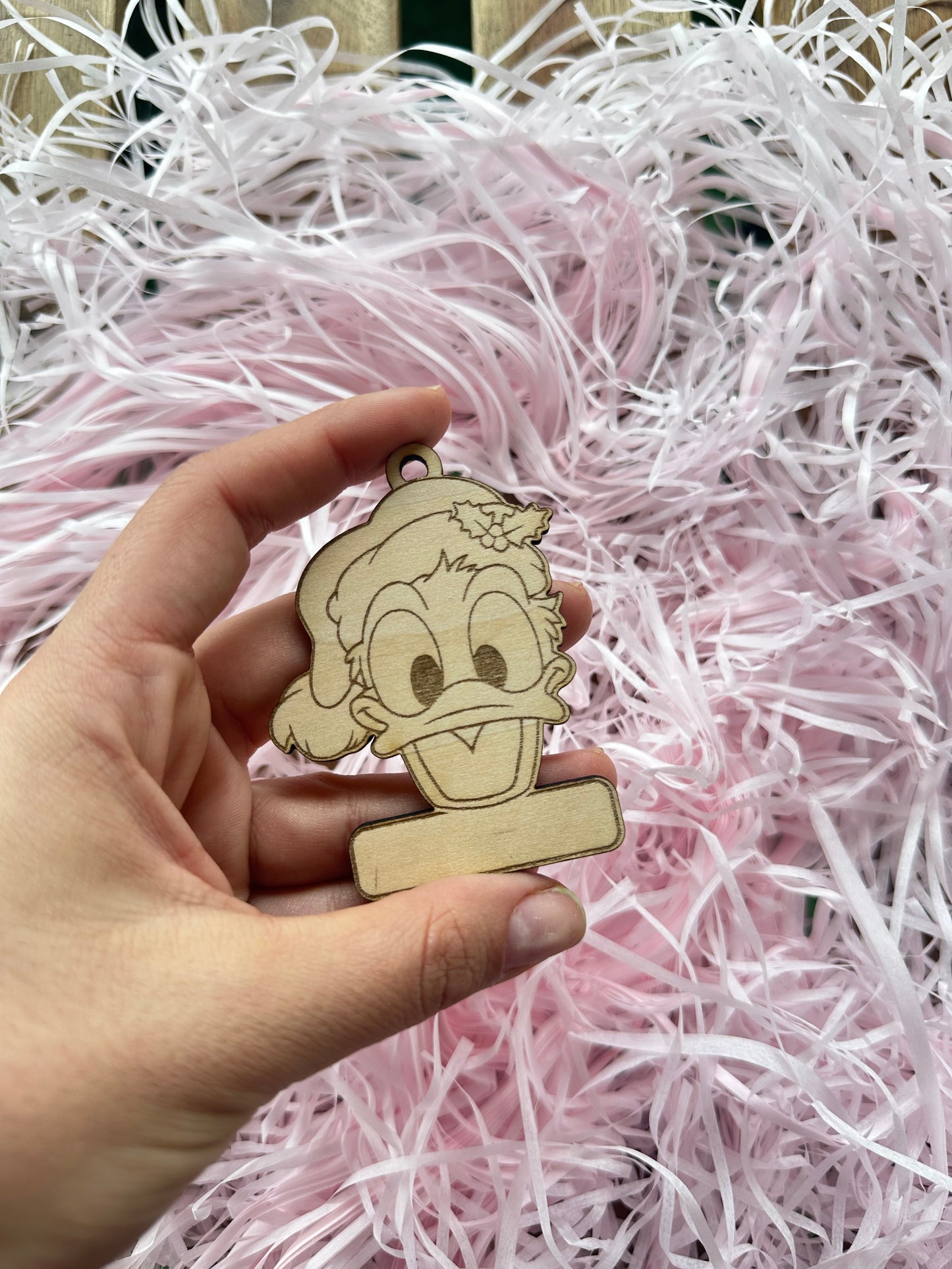 Bola de Navidad personalizable madera (Disn. Pequeña)