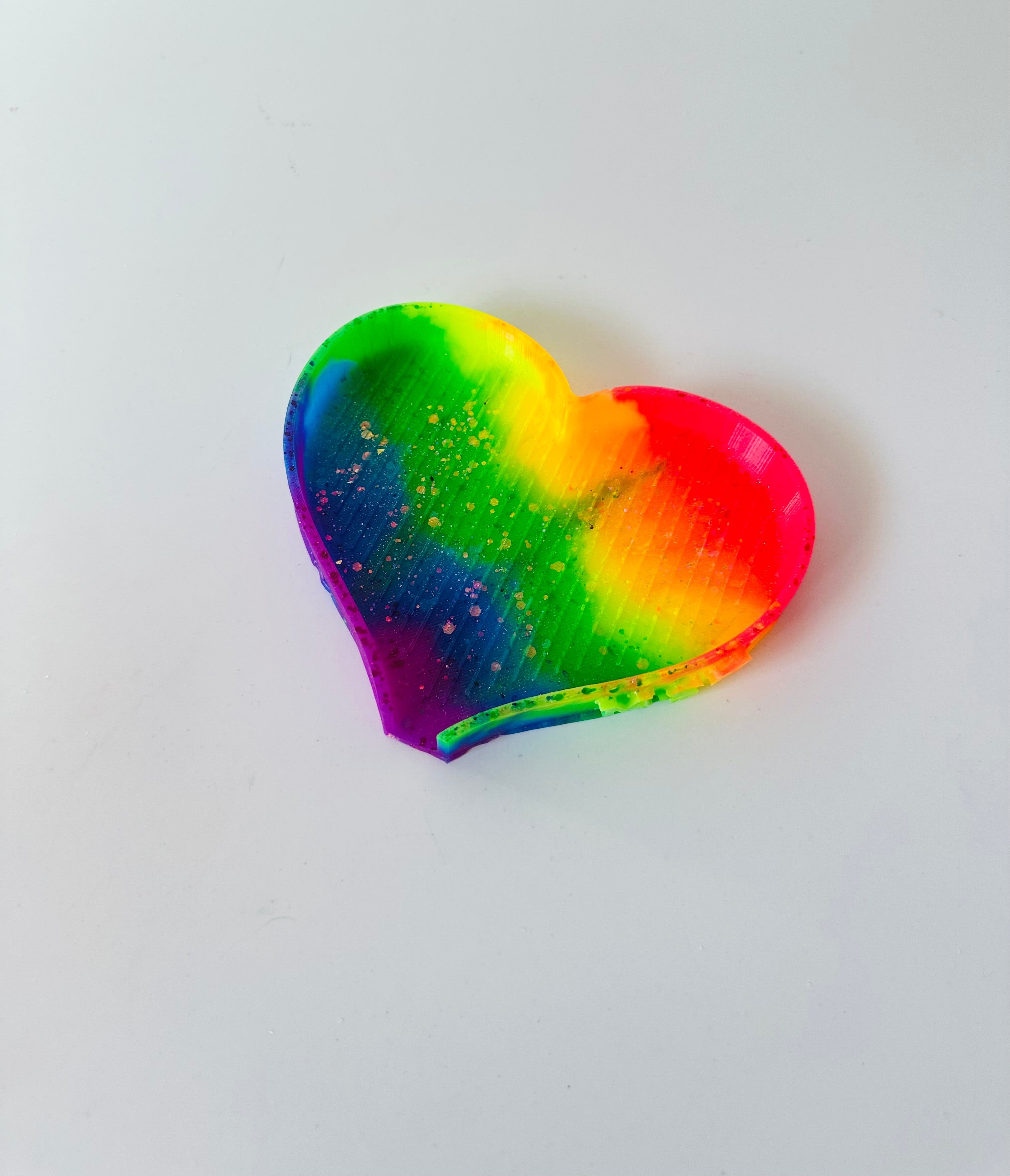 Bandeja dp resina “Corazón grande”