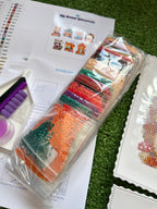 PREVENTA Kit mini lienzos   "Patitas de otoño”