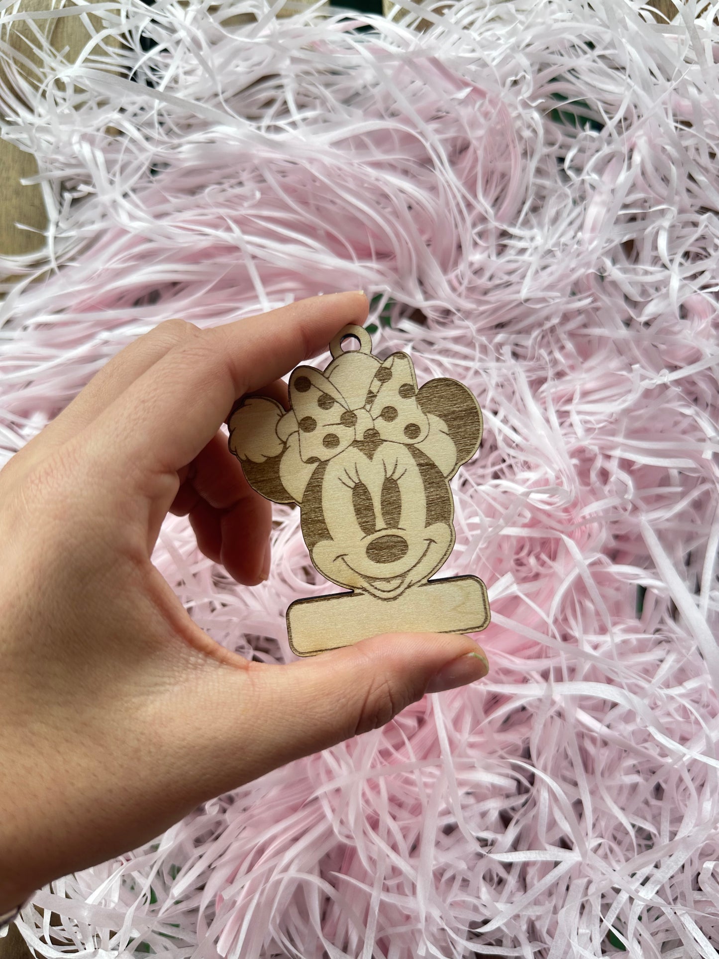 Bola de Navidad personalizable madera (Disn. Pequeña)