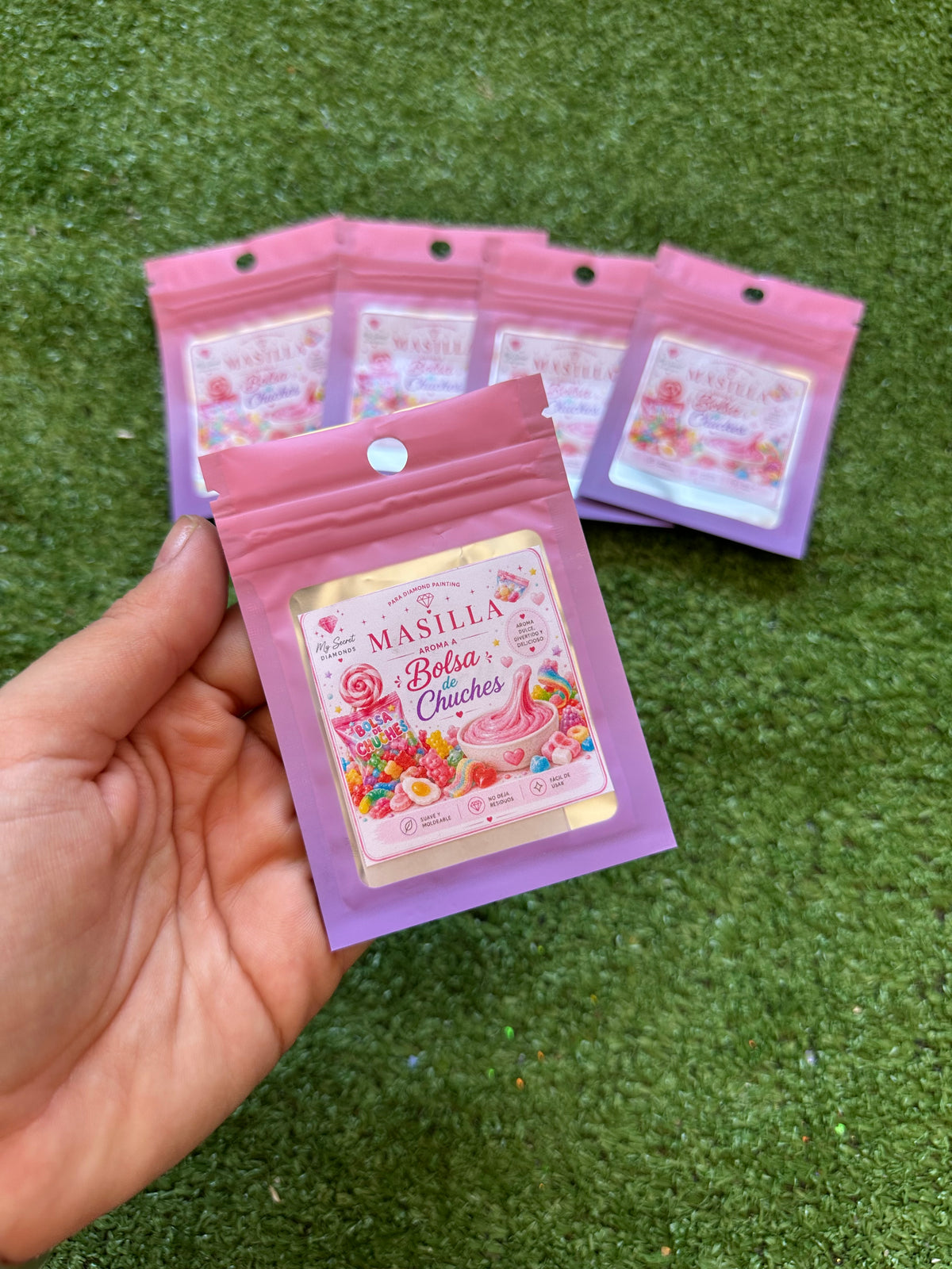 Masilla plana bolsa de chuches
