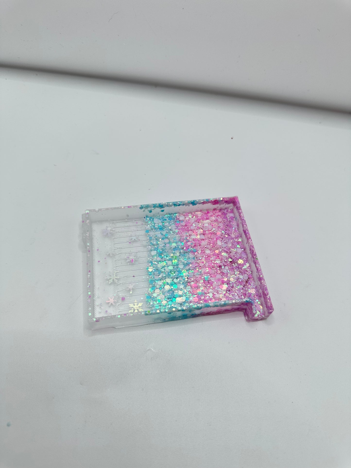 Bandeja dp resina “rectangular con boquilla”