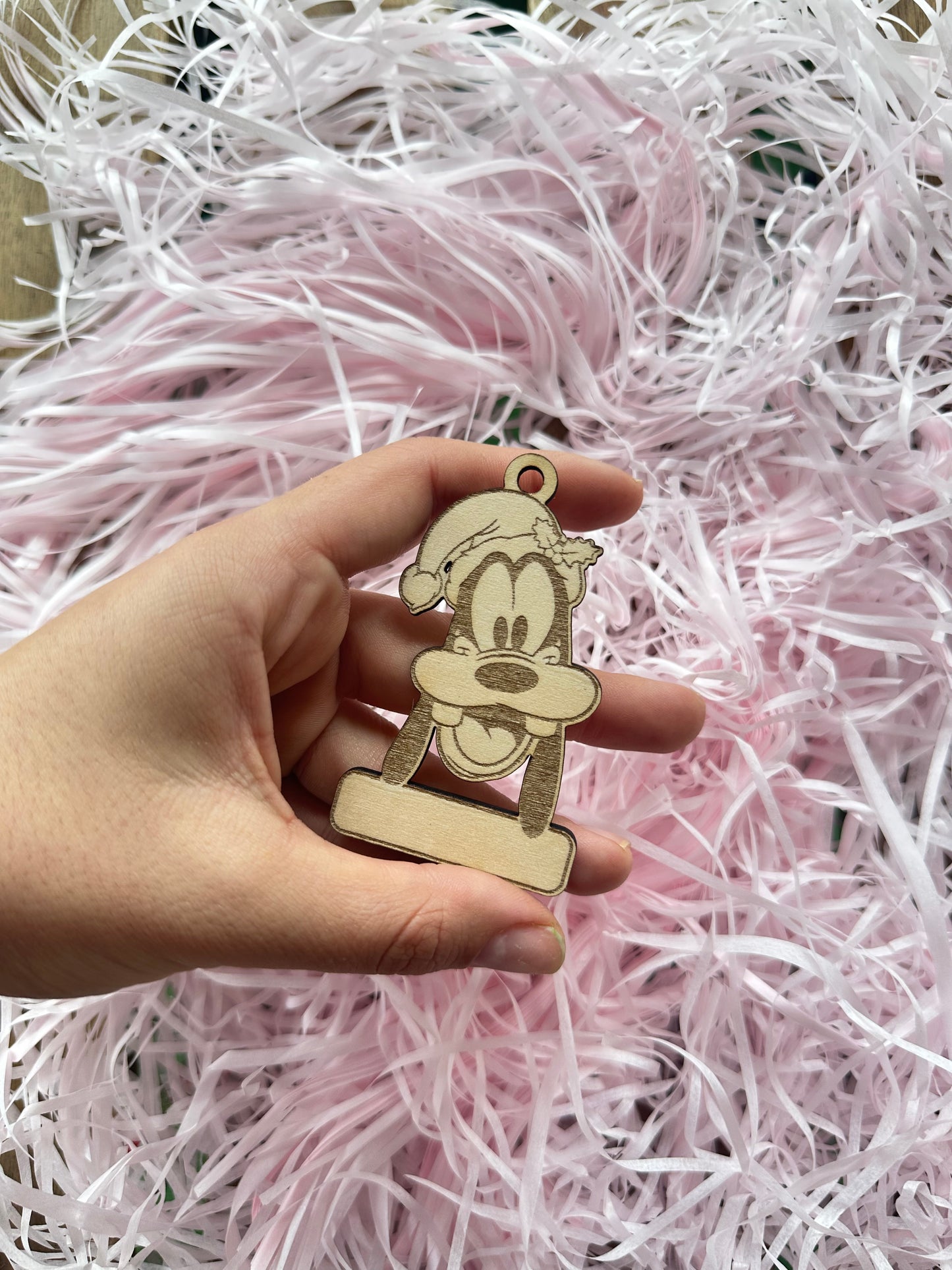 Bola de Navidad personalizable madera (Disn. Pequeña)