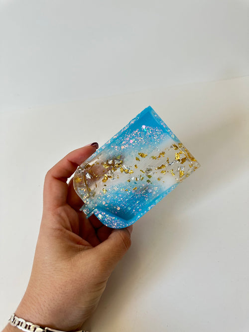 Bandeja dp resina “barqui abierta mediana ”