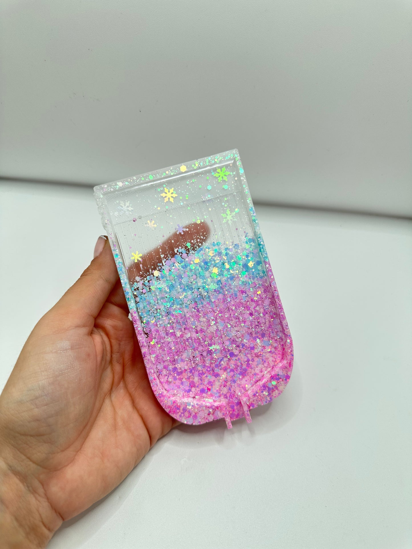 Bandeja dp resina “barqui abierta grande ”