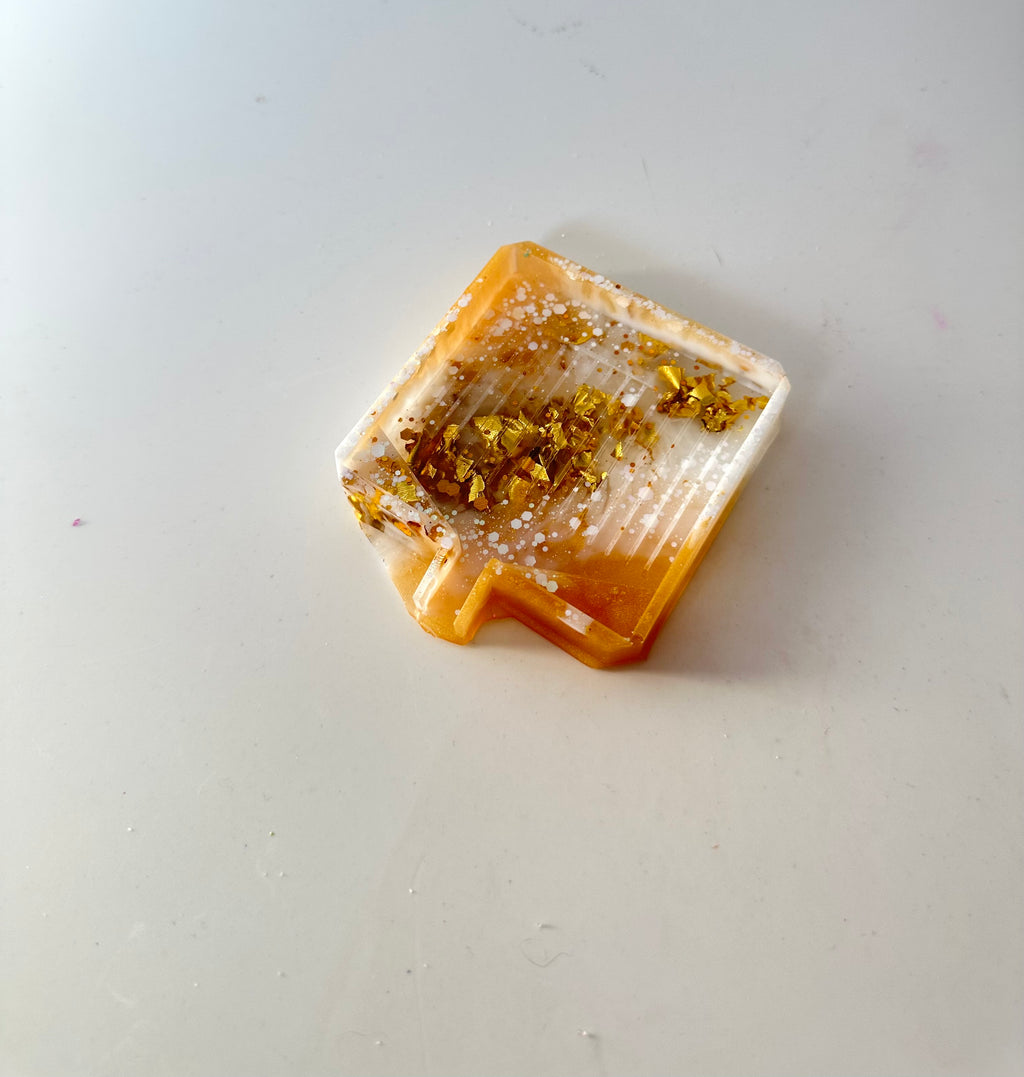 Bandeja dp resina “cuadroval mediana  ”