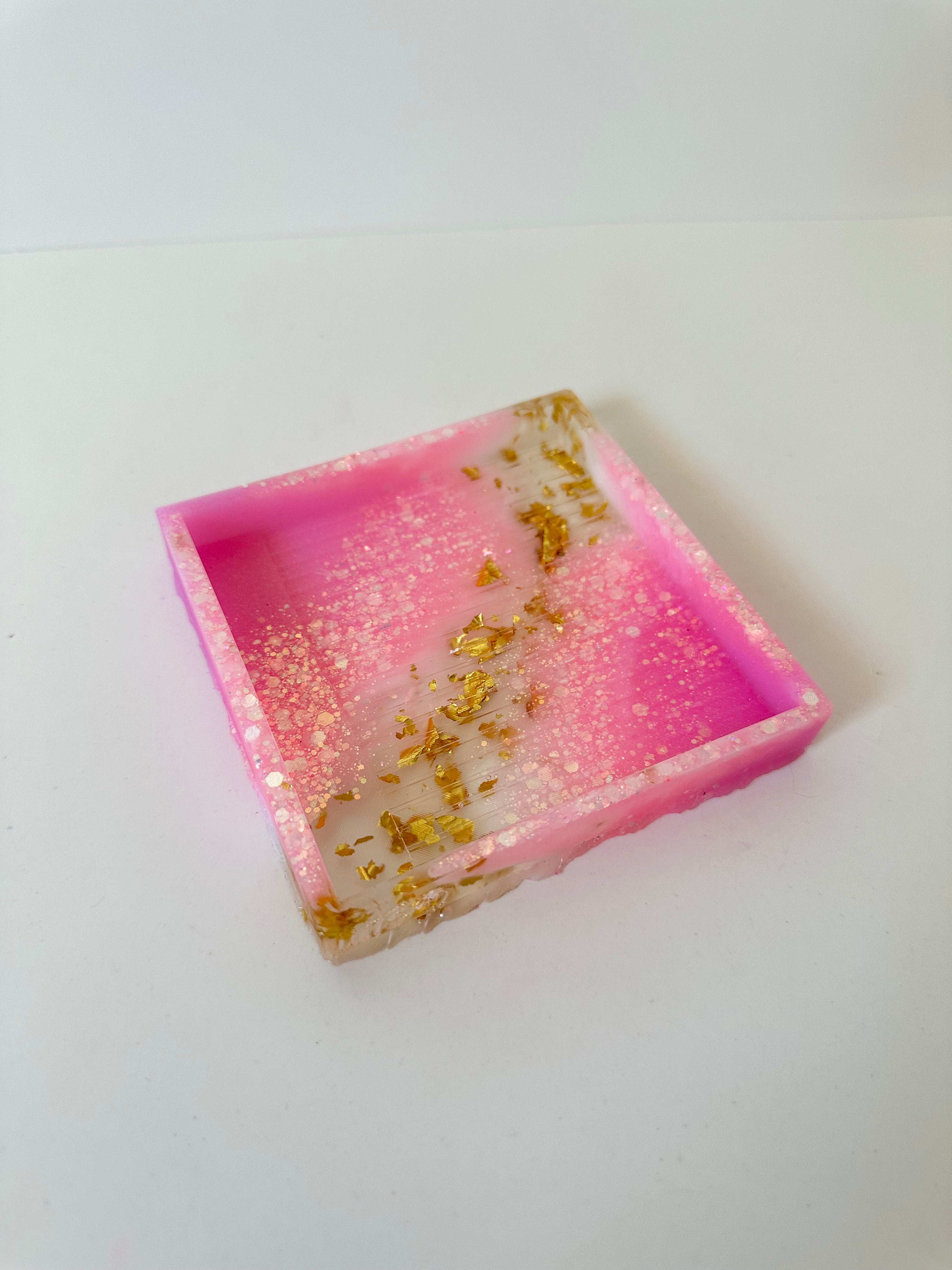 Bandeja dp resina “cuadrada grande  ”