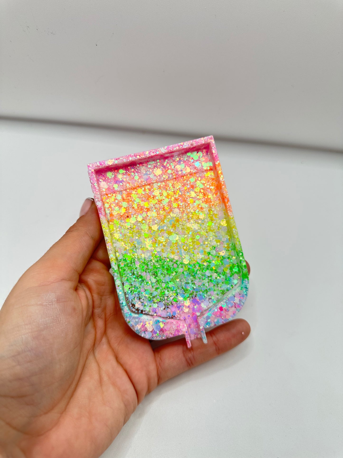 Bandeja dp resina “barqui abierta mediana ”