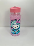 Botella  shaker  con cañita