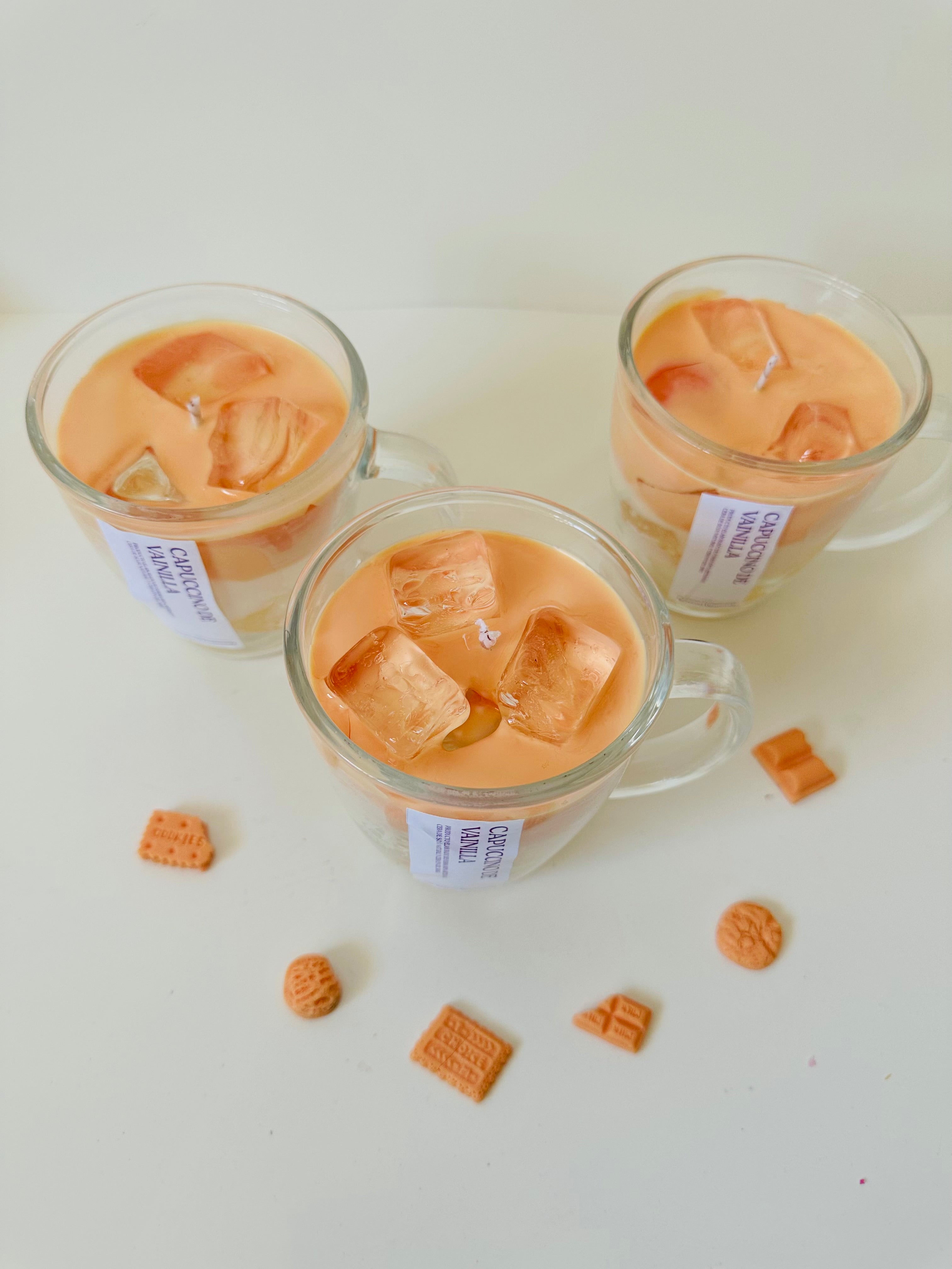 Vela "capuccino de vainilla"