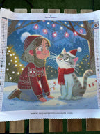 Lienzo  "Dulce compañía”