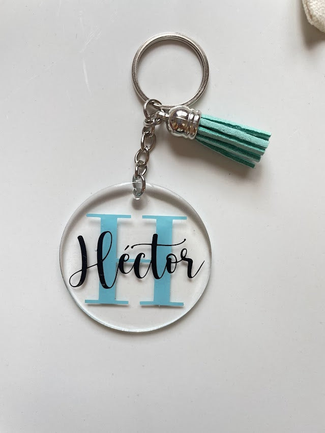 Llavero Personalizado Modelo Inicial