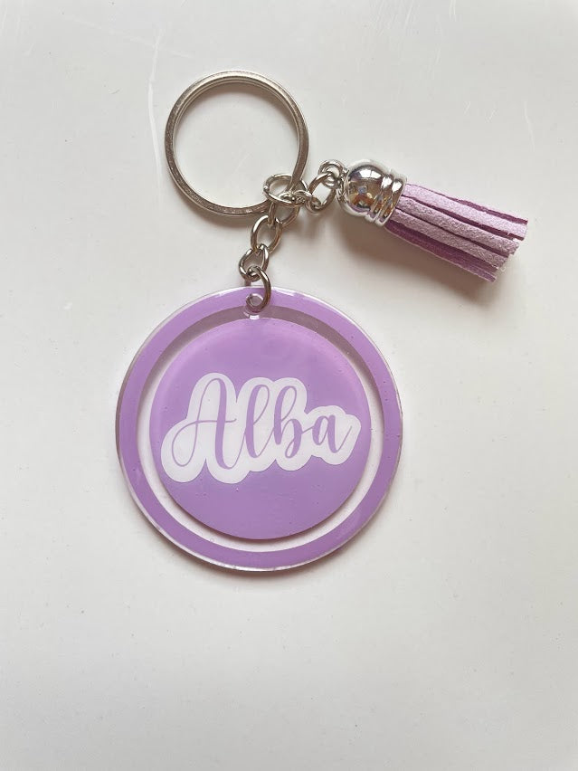 Llavero Personalizado Modelo Doble