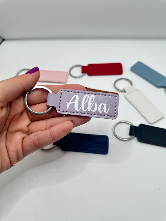 Llavero Personalizado modelo piel